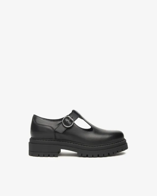 Pantofi Mary Jane NeroGiardini dama piele bordo
