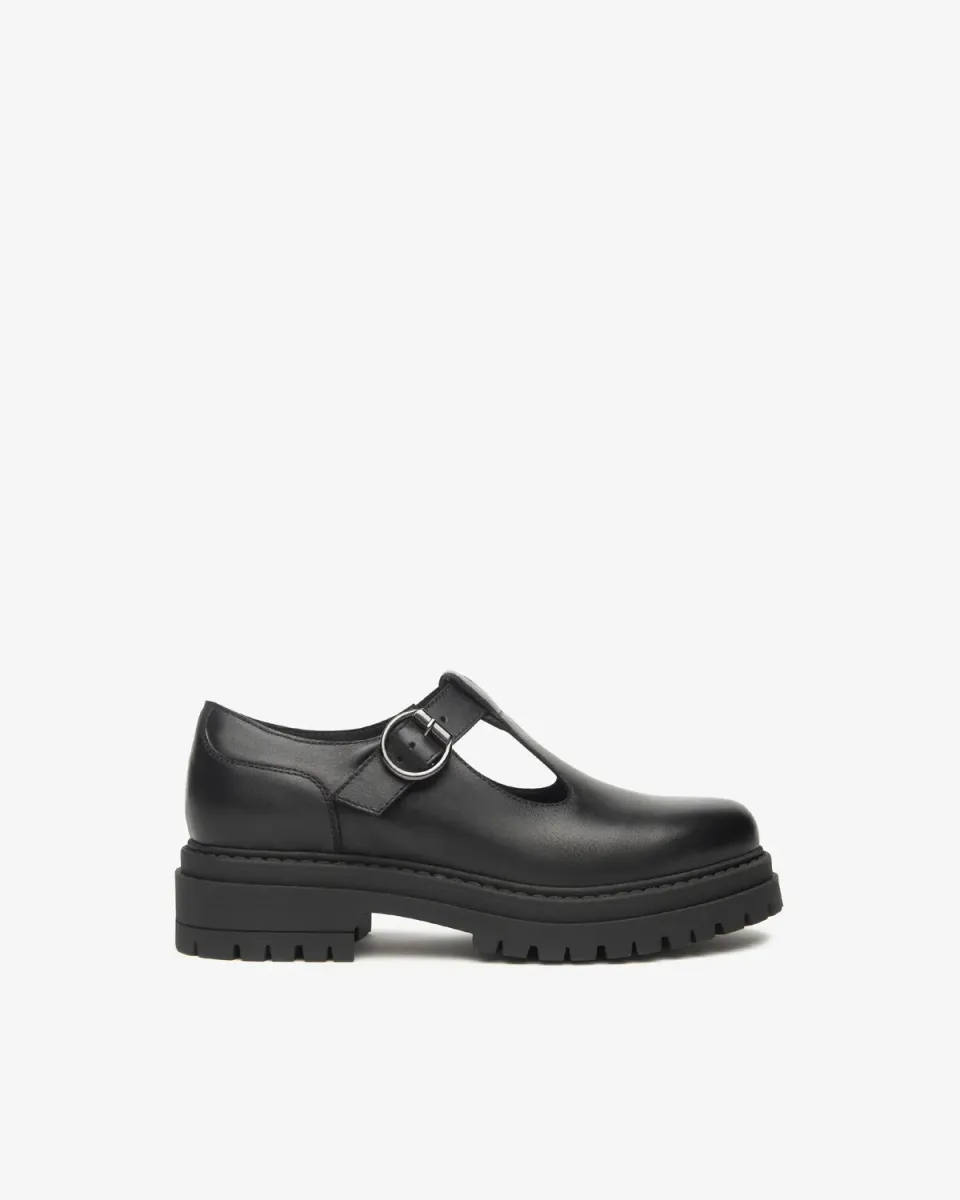 Pantofi Mary Jane NeroGiardini dama piele bordo
