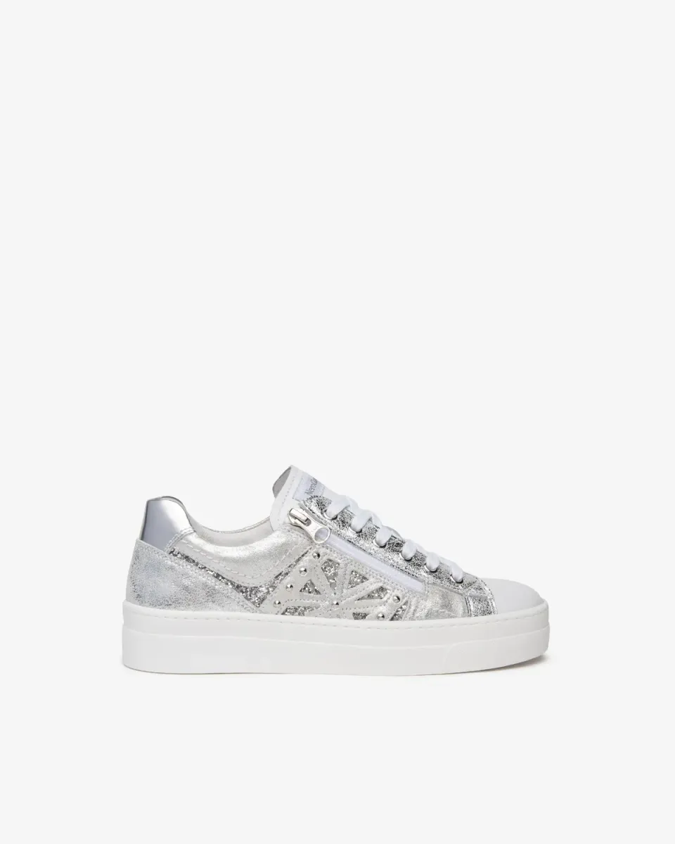 NeroGiardini sneakers dama piele textil vara