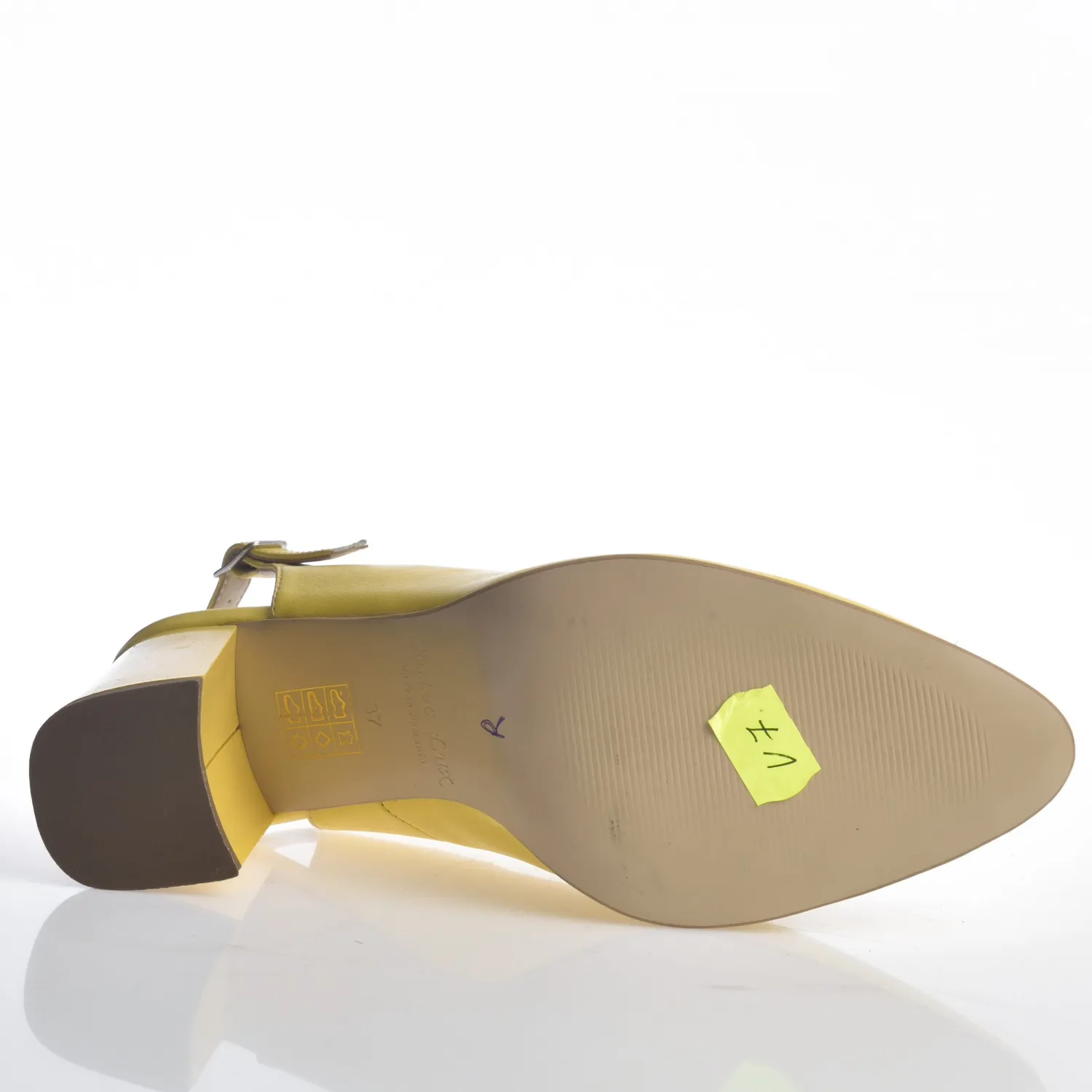 Catinca Shoes V7 GB sandale dama piele galben box