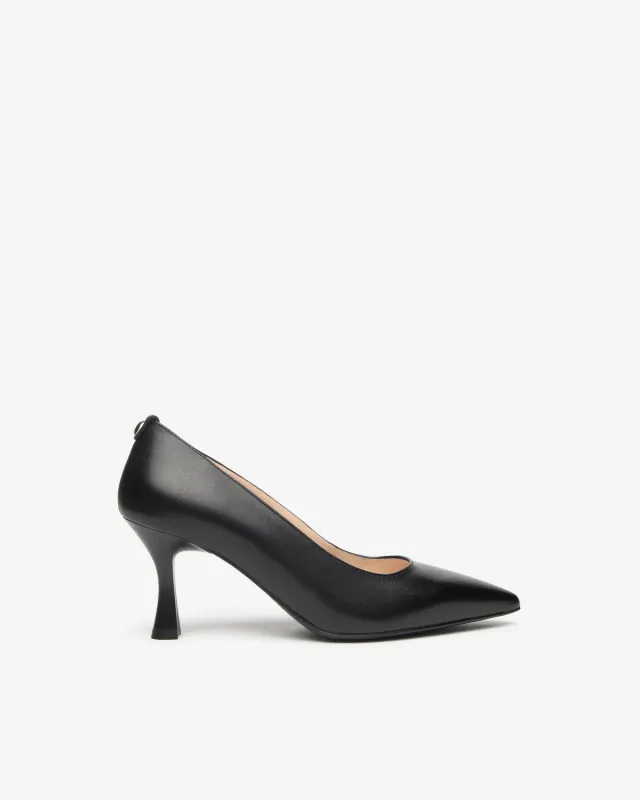 NeroGiardini pantofi toc dama piele varf ascutit