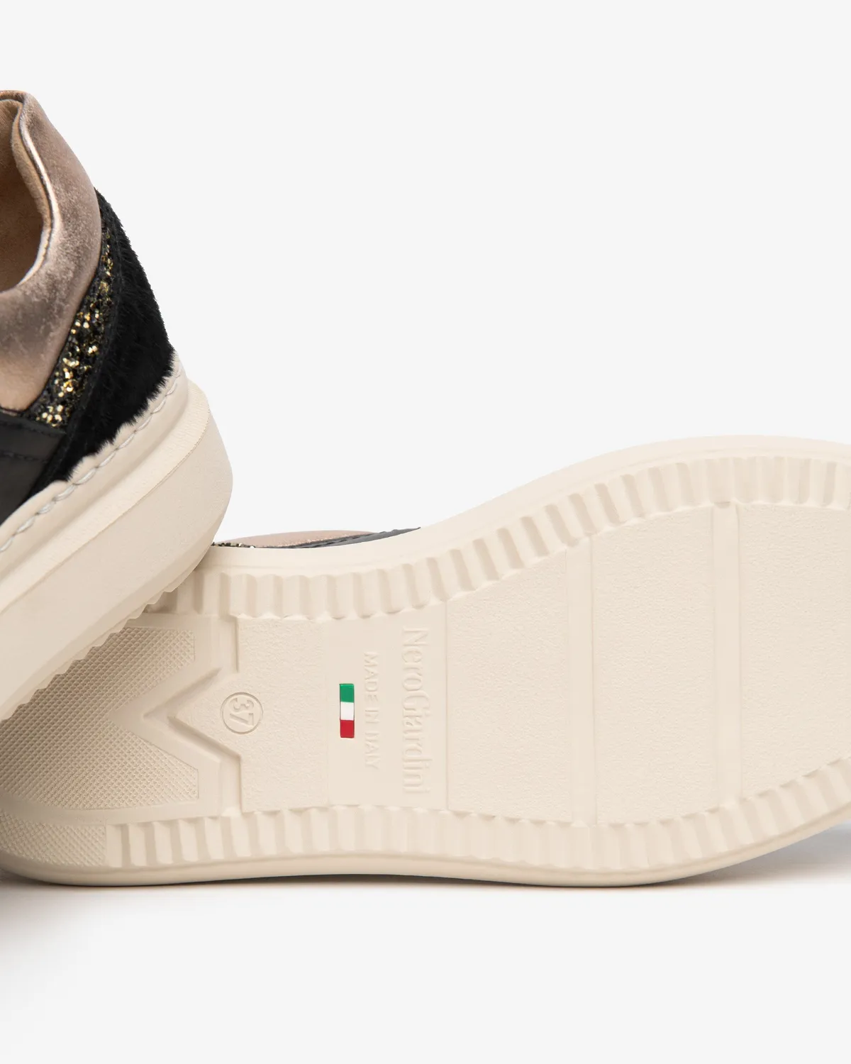 NeroGiardini Sneakers Piele Dama Platforma 40 mm