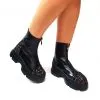 Catinca Shoes BC25 NPC bocanci damă piele cu pătrățele