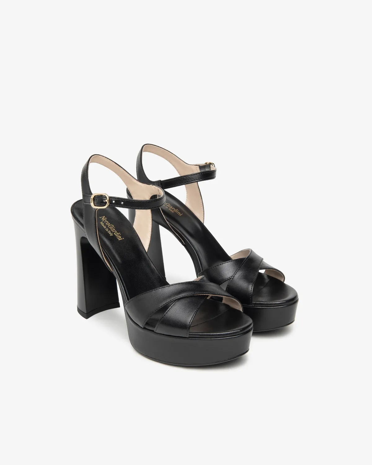 Sandale piele dama NeroGiardini elegante de seara