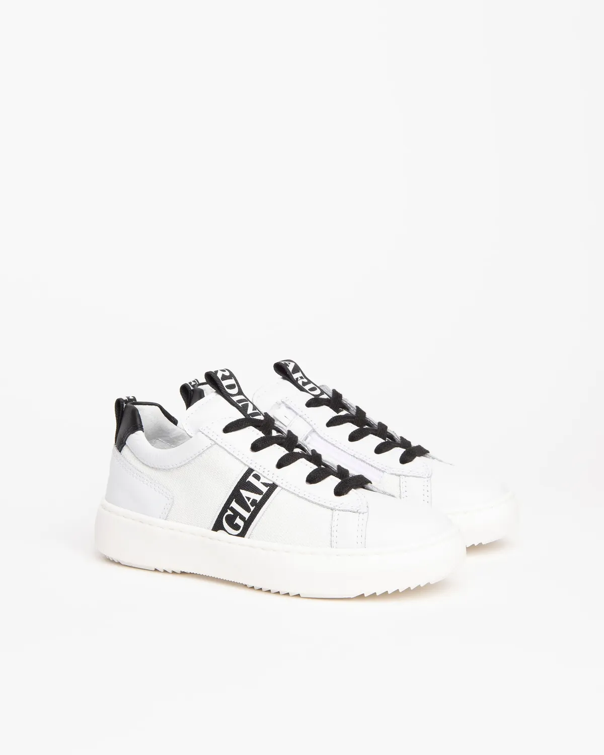Sneakerși NeroGiardini băieți piele cu fermoar