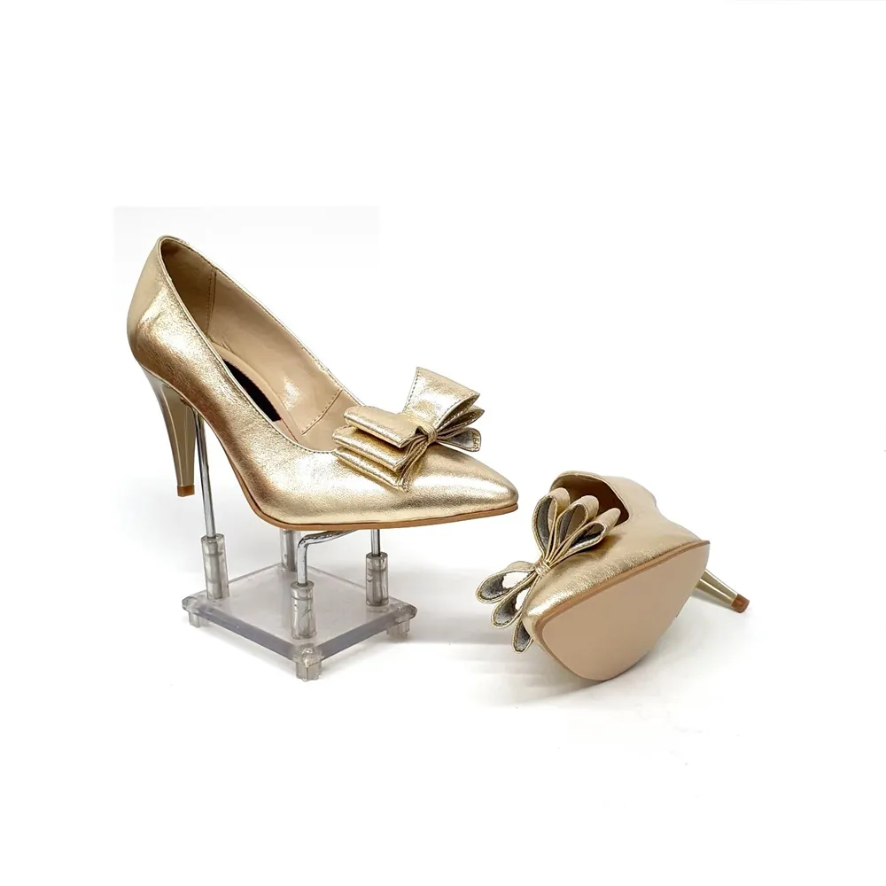 Catinca Shoes A15 AU pantofi damă piele auriu