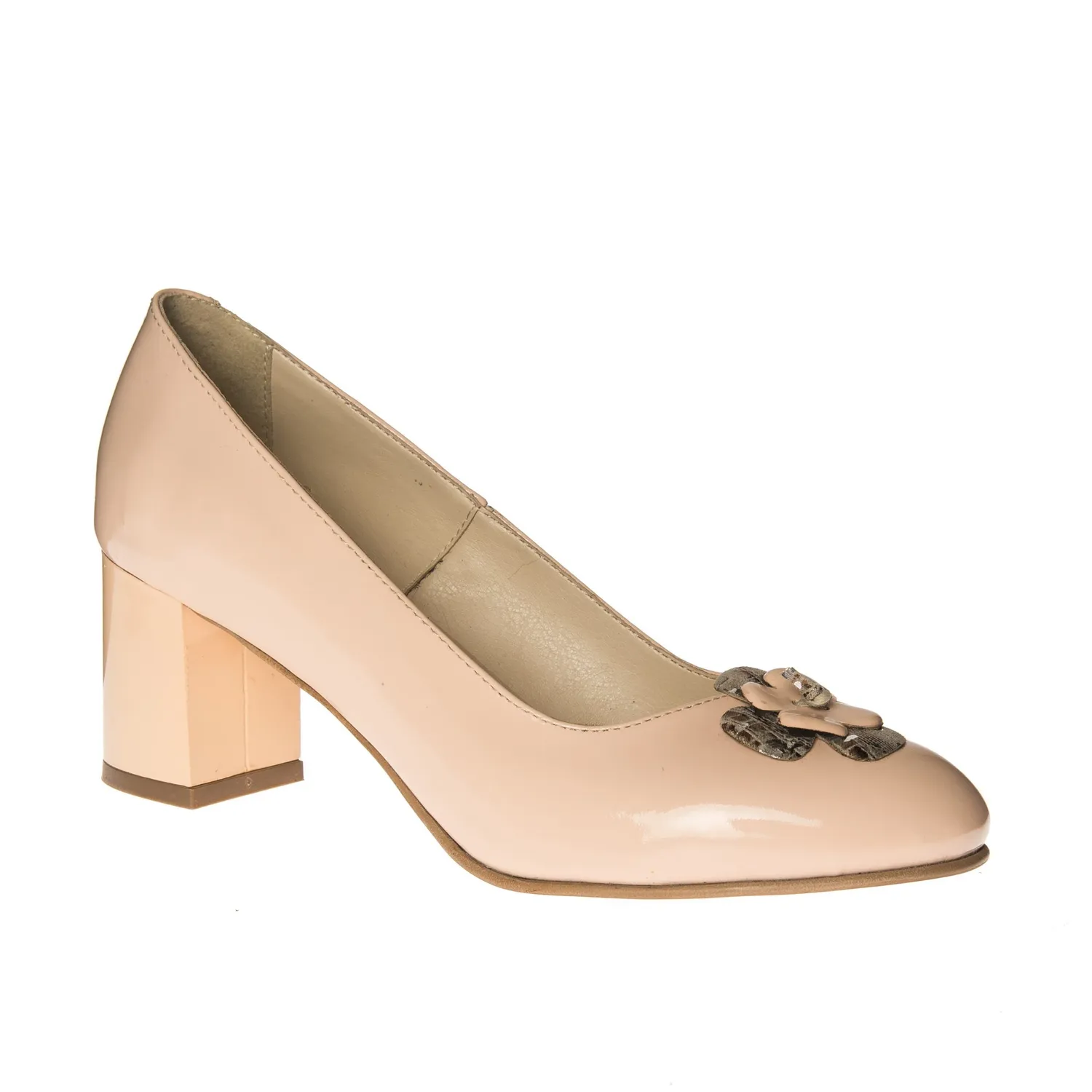 Catinca Shoes R6 LN pantofi damă piele lac nude