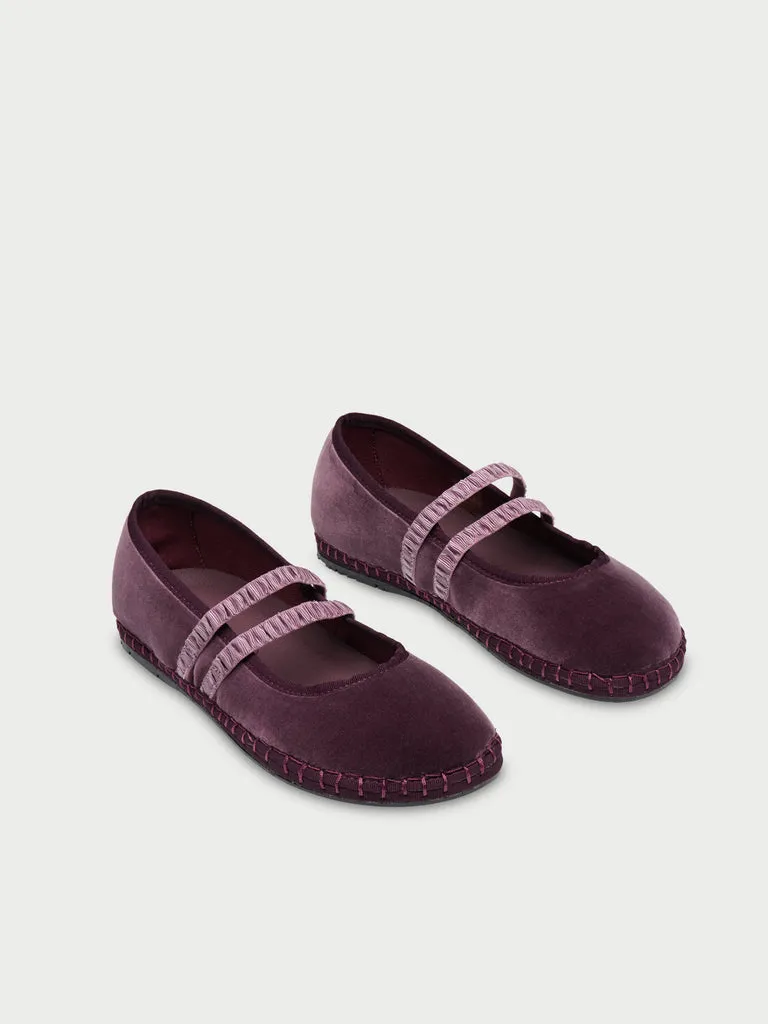 Flagelus Cinderella Laurance papuci mov catifea