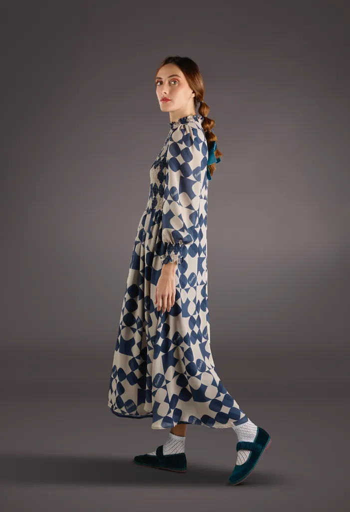 Flagelus Pride Preppy Blue rochie albastra