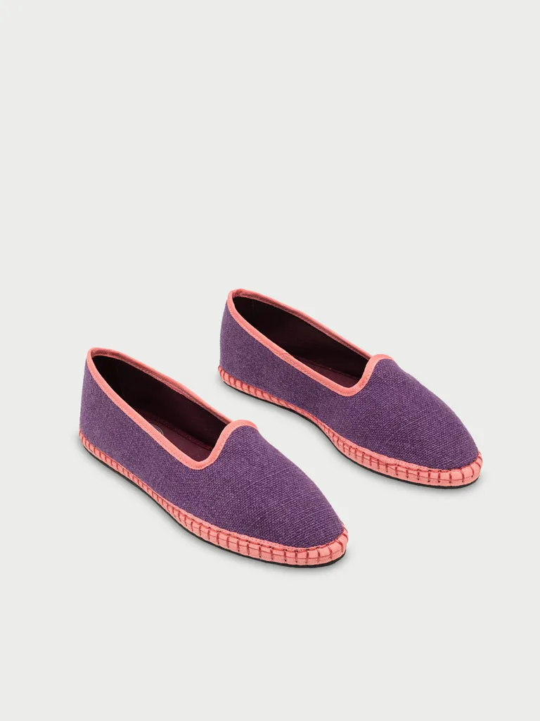 Flagelus Camelia pantofi slip-on in mov deschis