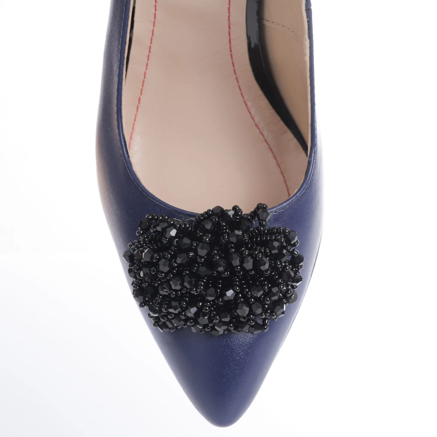 Catinca Shoes A42 BB pantofi dama piele naturala albastru
