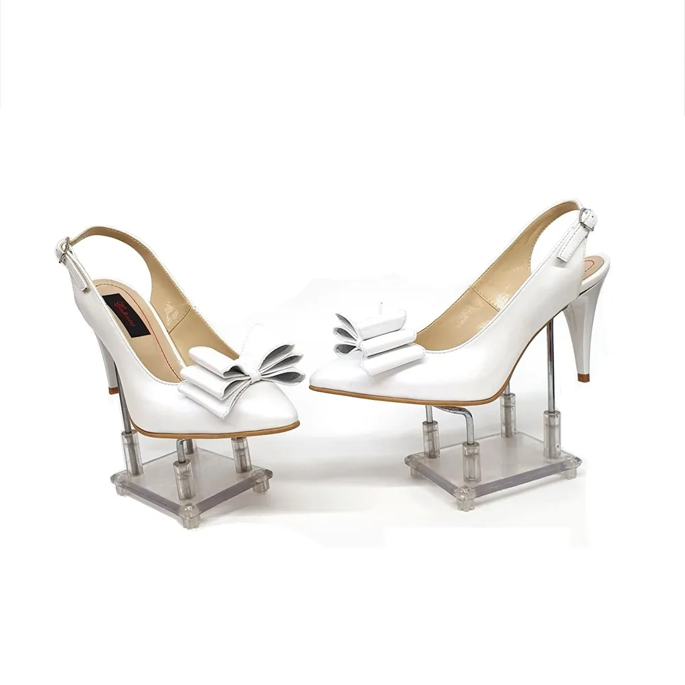 Catinca Shoes D17 A sandale dama piele alb