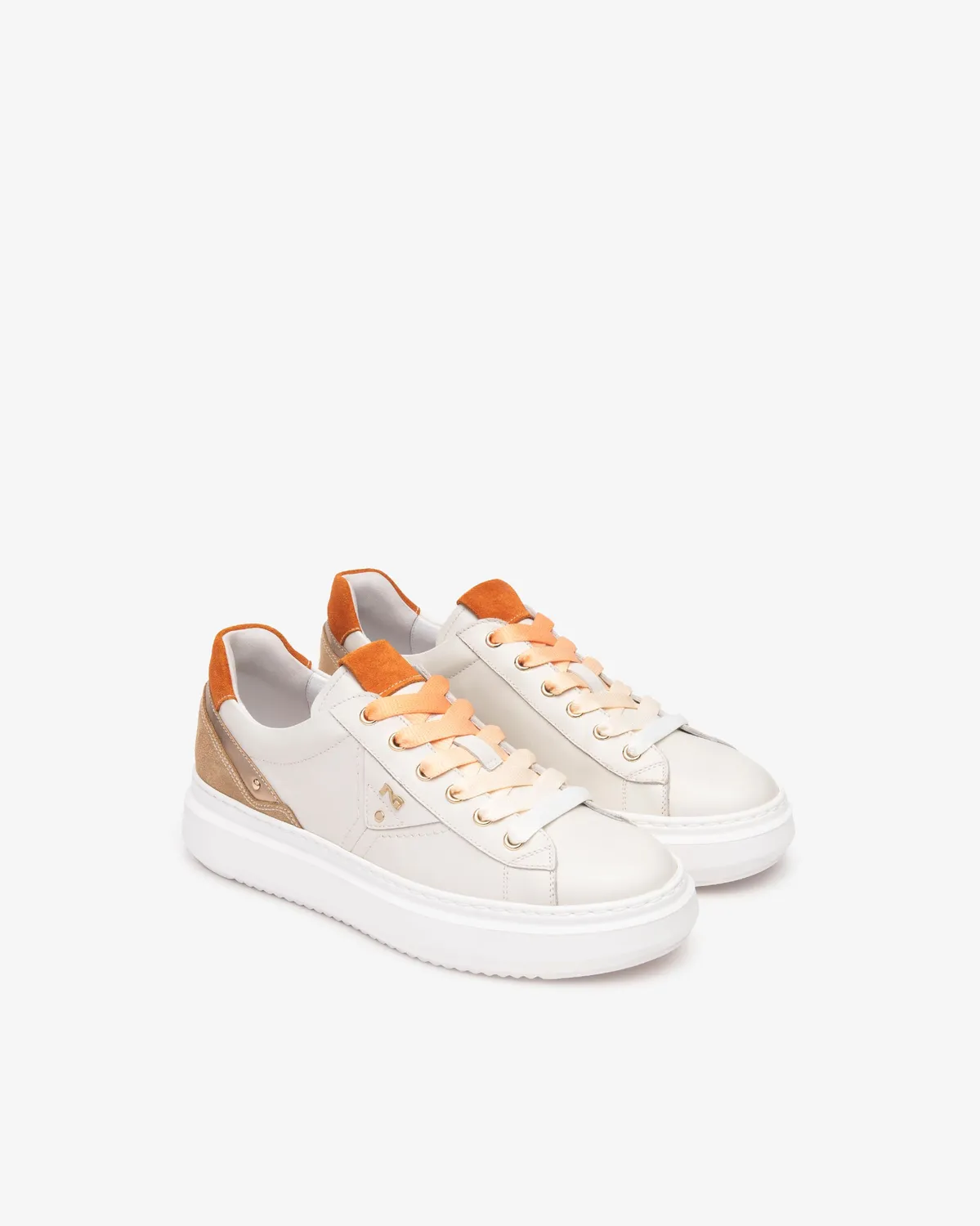 NeroGiardini sneakers piele și piele întoarsă damă