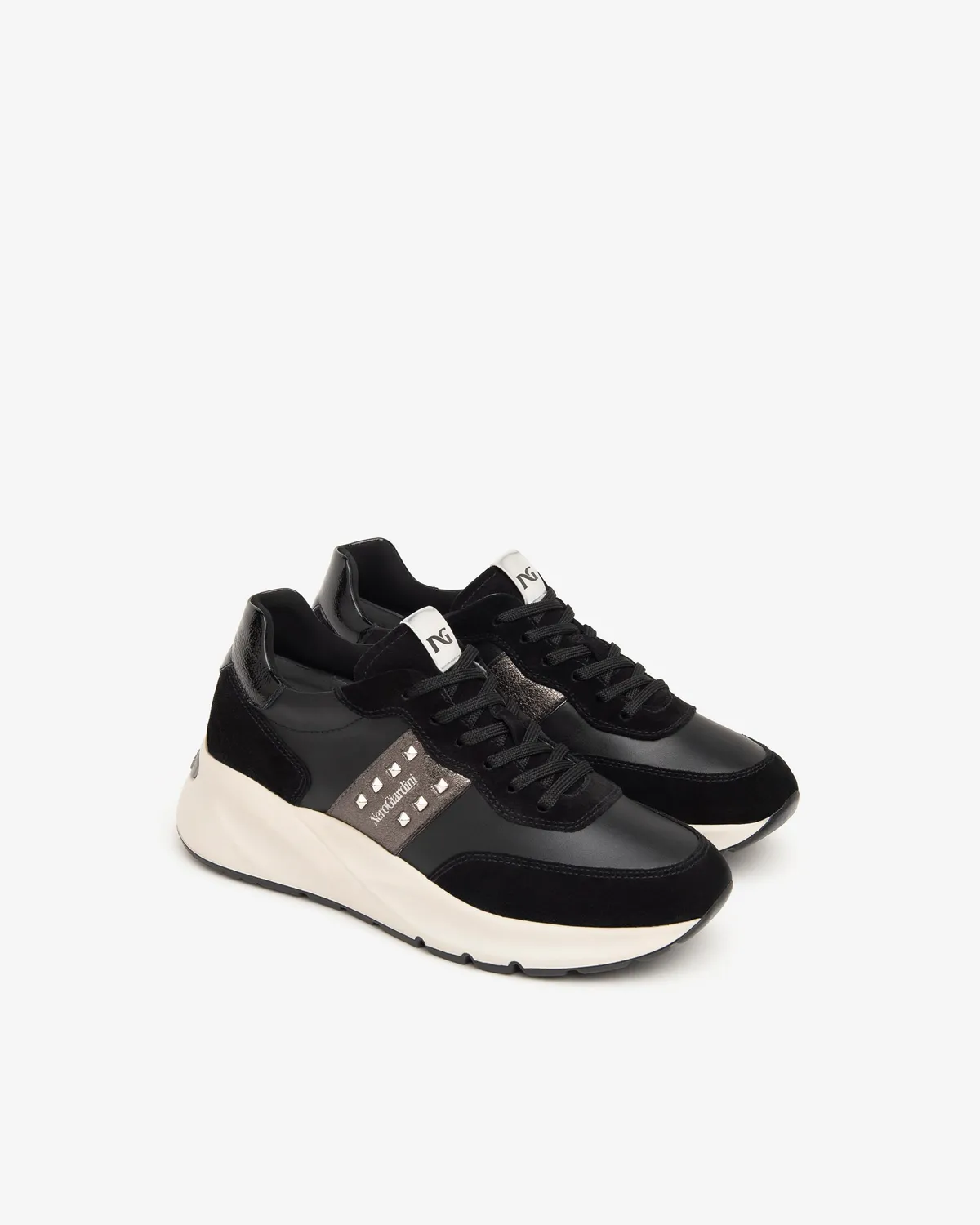 NeroGiardini Sneakers Damă Piele Întoarsă Toamnă-Iarnă