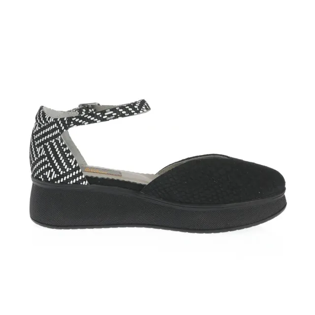 Ana Urbana Shoes Merida sandale negre wedge
