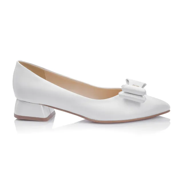 Catinca Shoes BL6 ALB balerini dama piele alb box