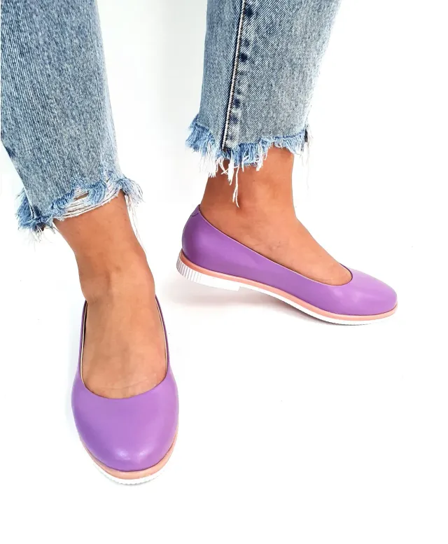 Catinca Shoes BL1 L balerini dama piele lila