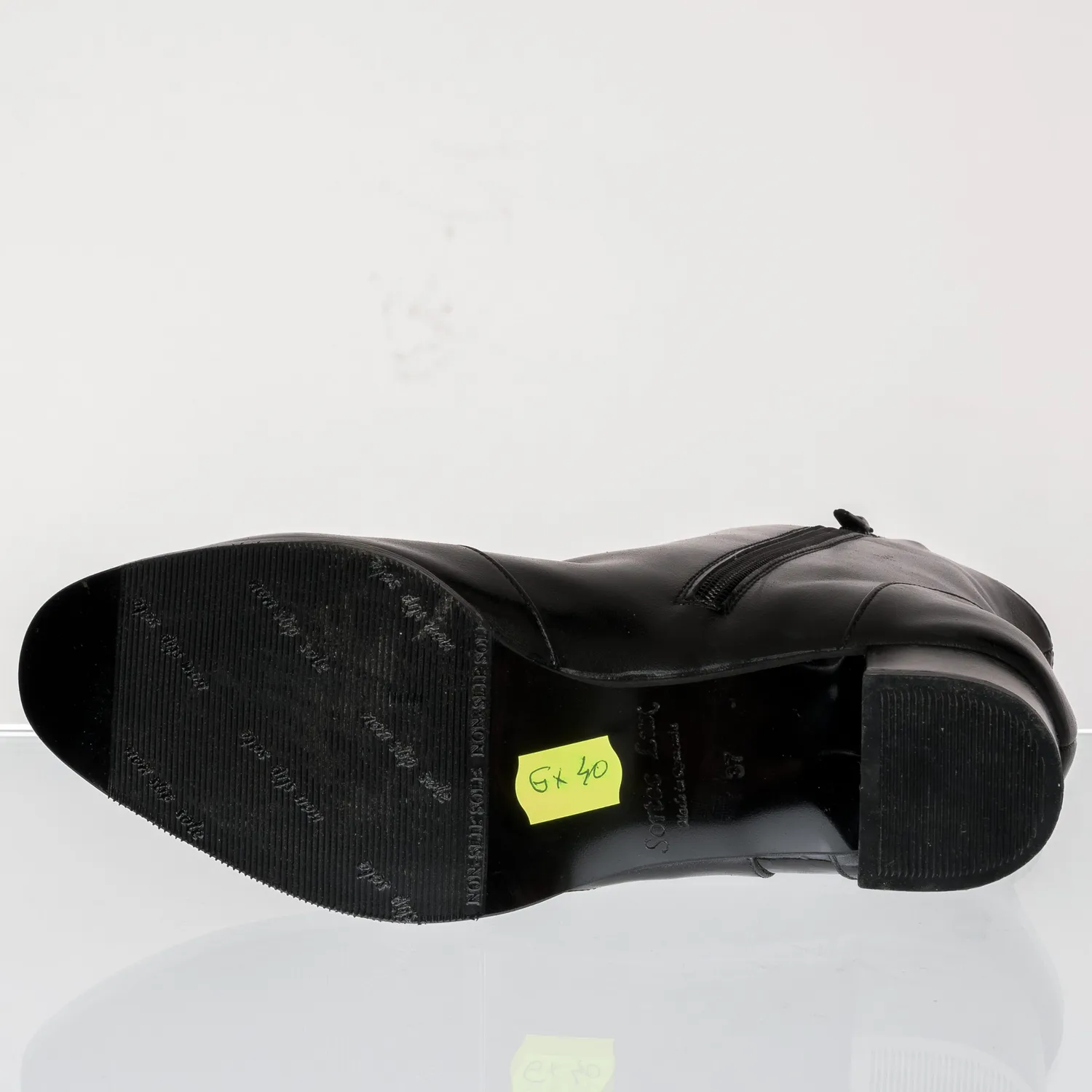 Catinca Shoes GX40 NBL ghete dama piele negru lac