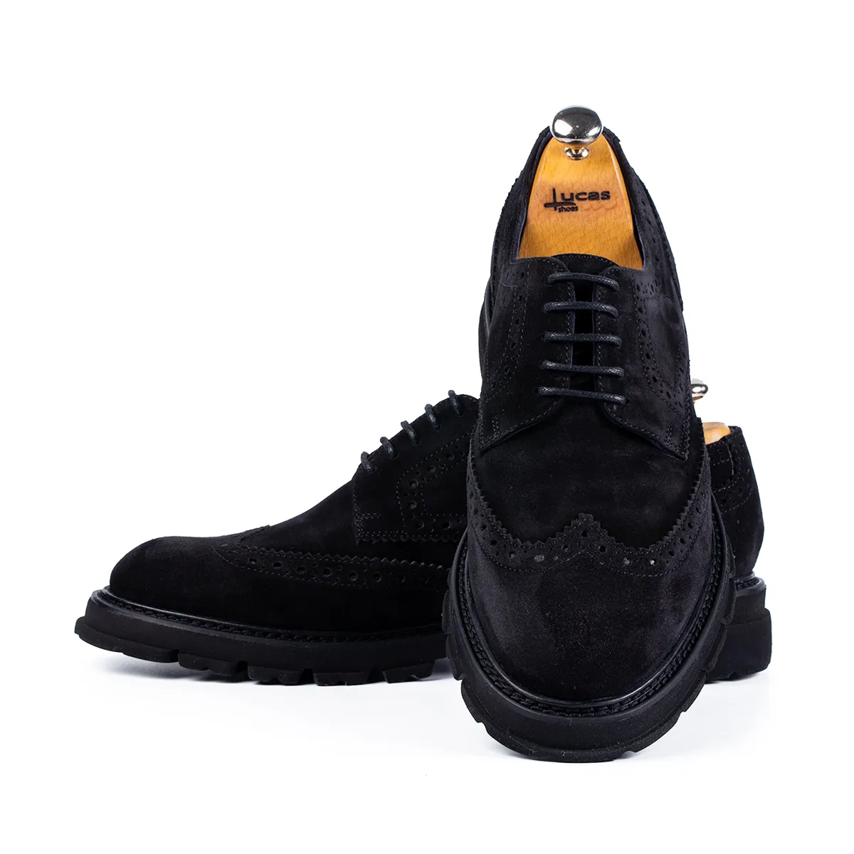 Lucas Shoes Elegant 550 pantofi barbati negru velur
