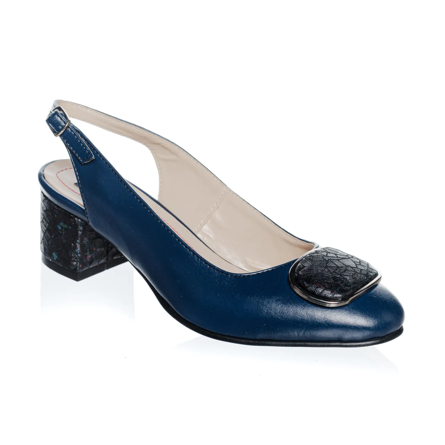 Catinca Shoes D21 BBS sandale damă albastre piele