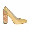 Catinca Shoes 112 GM pantofi dama galbeni toc multicolor