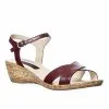 Catinca Shoes SP4 BO sandale damă piele bordo