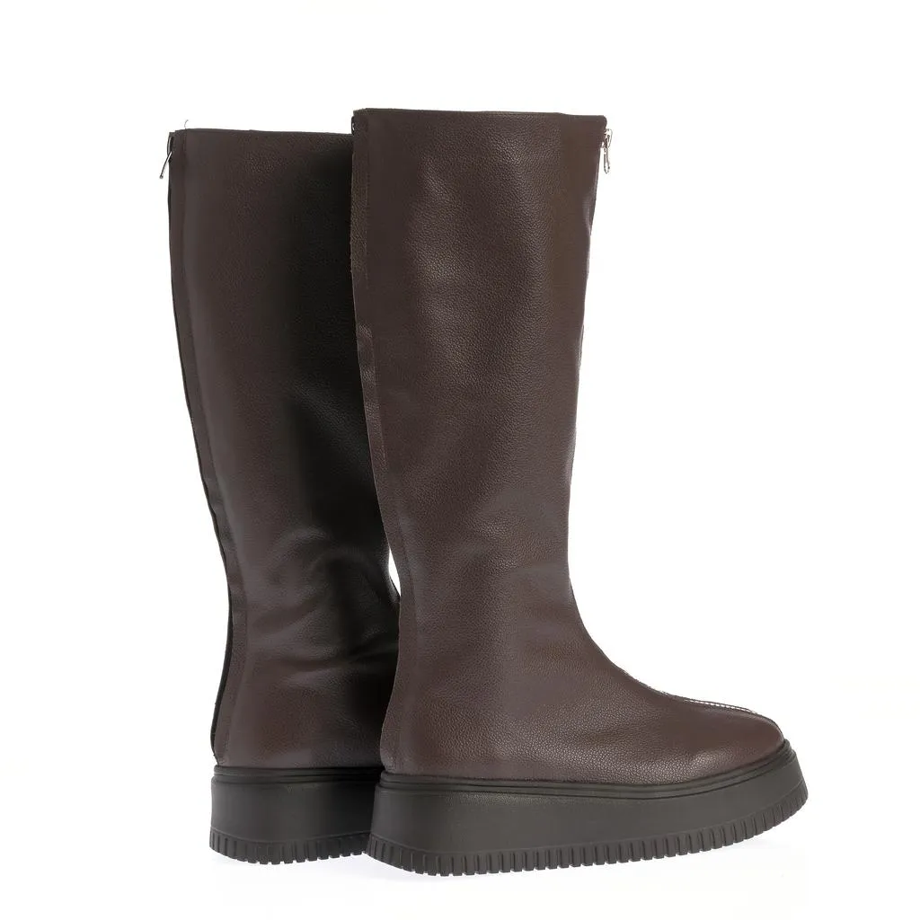 Ana Urbana Shoes Anne Marie cizme maro piele