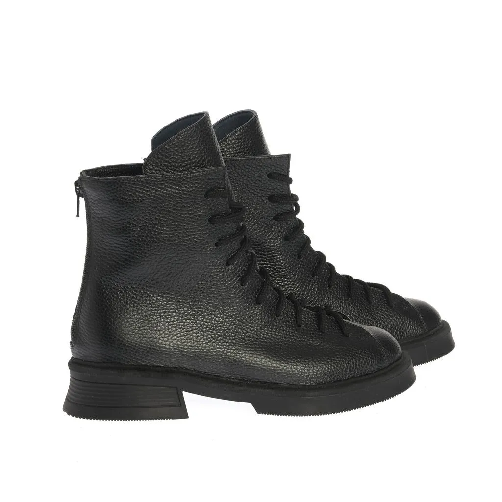 Ana Urbana Shoes Rosemarie bocanci negri piele naturala