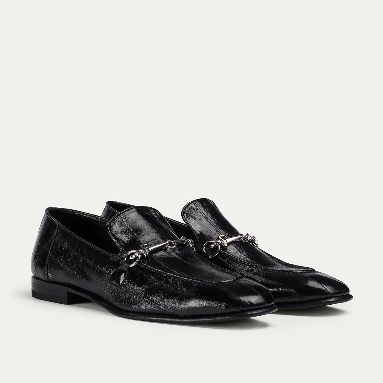 Cesare Paciotti Pocket mocasini barbati piele neagra anguila