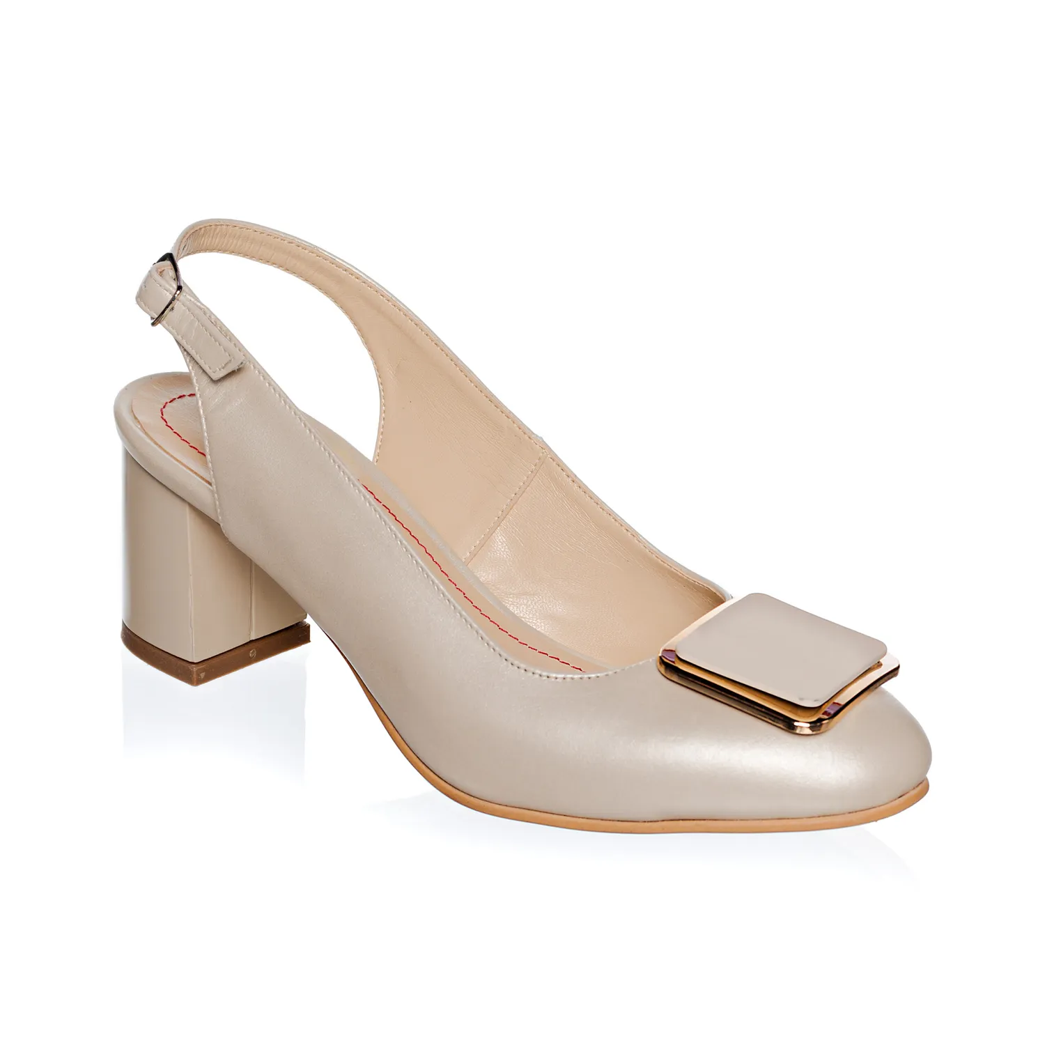 Catinca Shoes D41 BS sandale dama piele naturala bej sidef