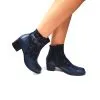 Catinca Shoes GX52 BBCN ghete dama piele albastru camuflaj