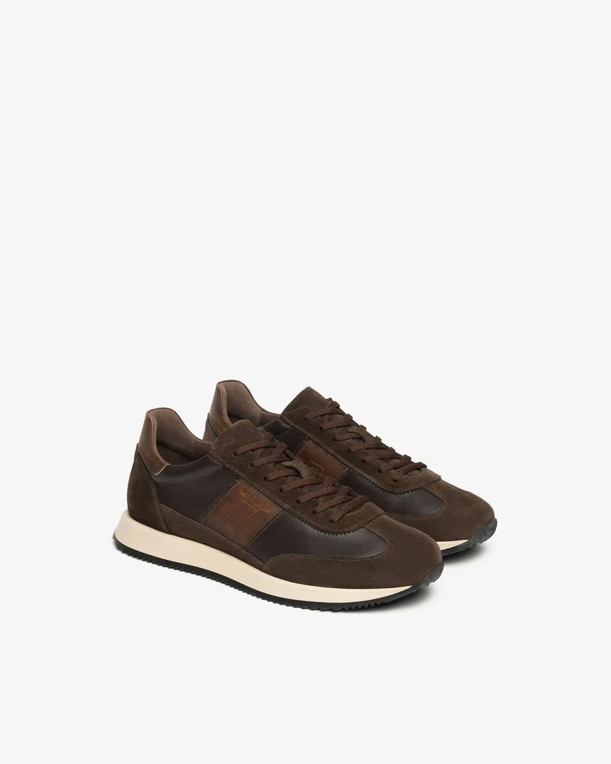 NeroGiardini sneakers barbati piele nabuc toamna
