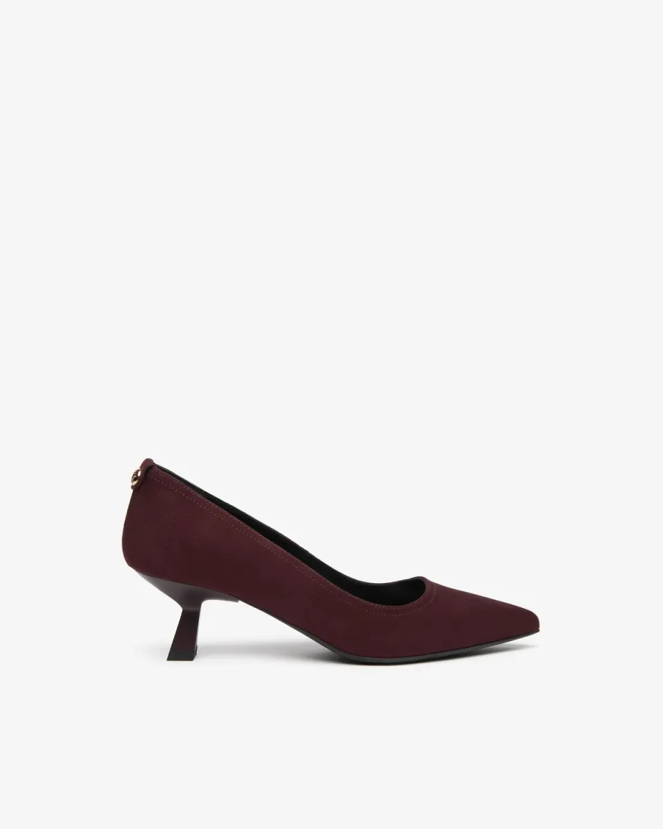 NeroGiardini pantofi piele intoarsa dama toc 55 mm