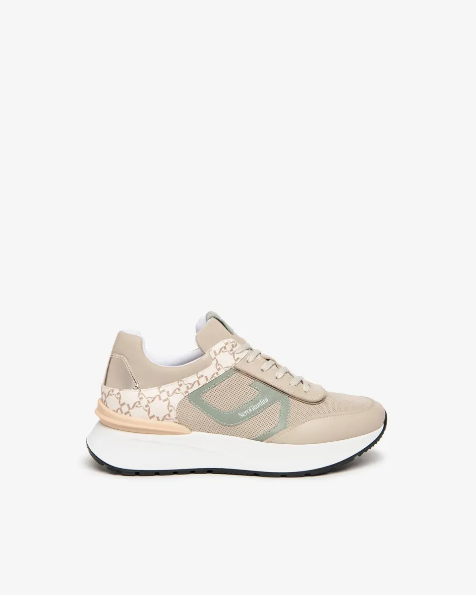 NeroGiardini sneakers piele dama primavara-vara branț DryGo