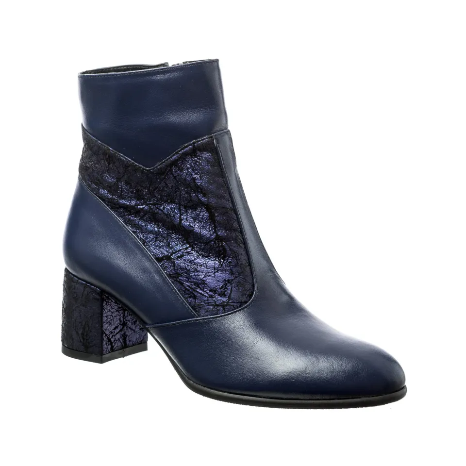 Catinca Shoes GX50 BST ghete dama piele albastru