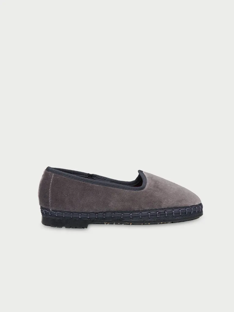Flagelus Orfeo Kids papuci gri velvet