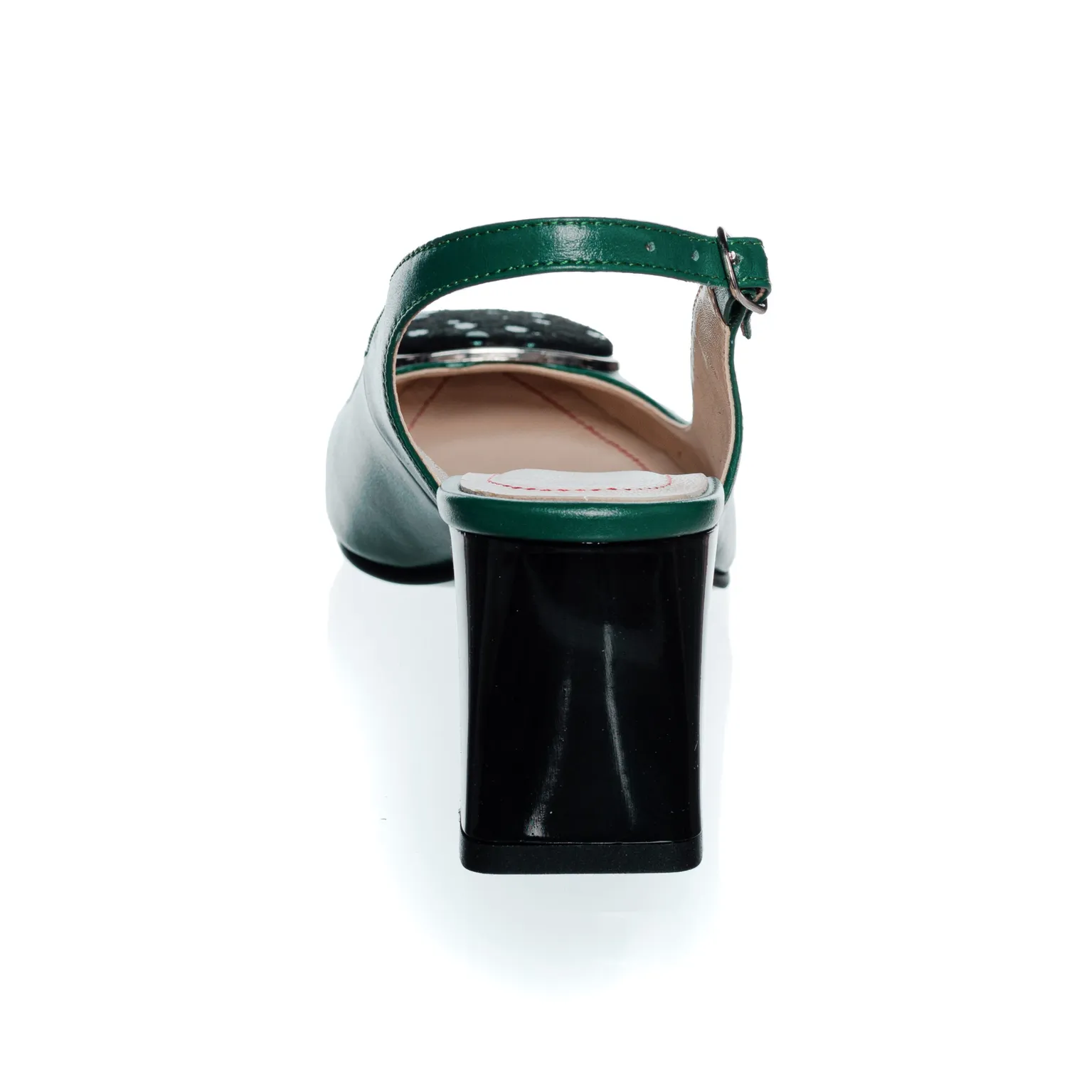 Catinca Shoes D38 VPV sandale dama piele verde ponei