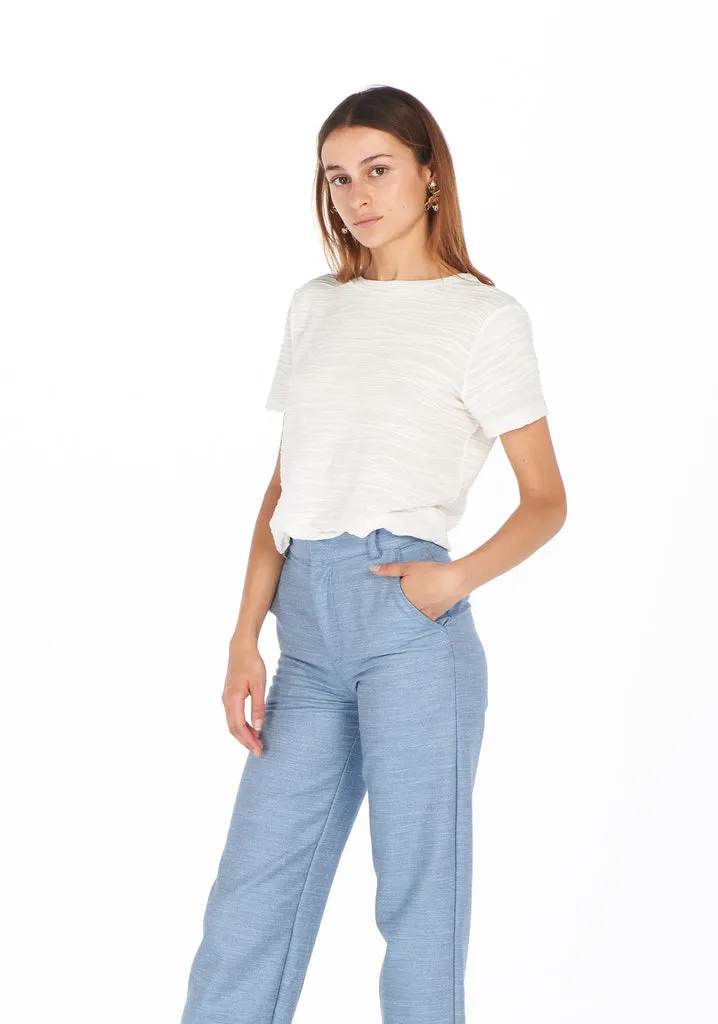 Flagelus Hun White tricou alb bumbac