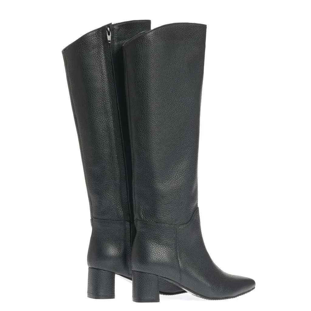 Ana Urbana Shoes Oana cizme piele naturală negre