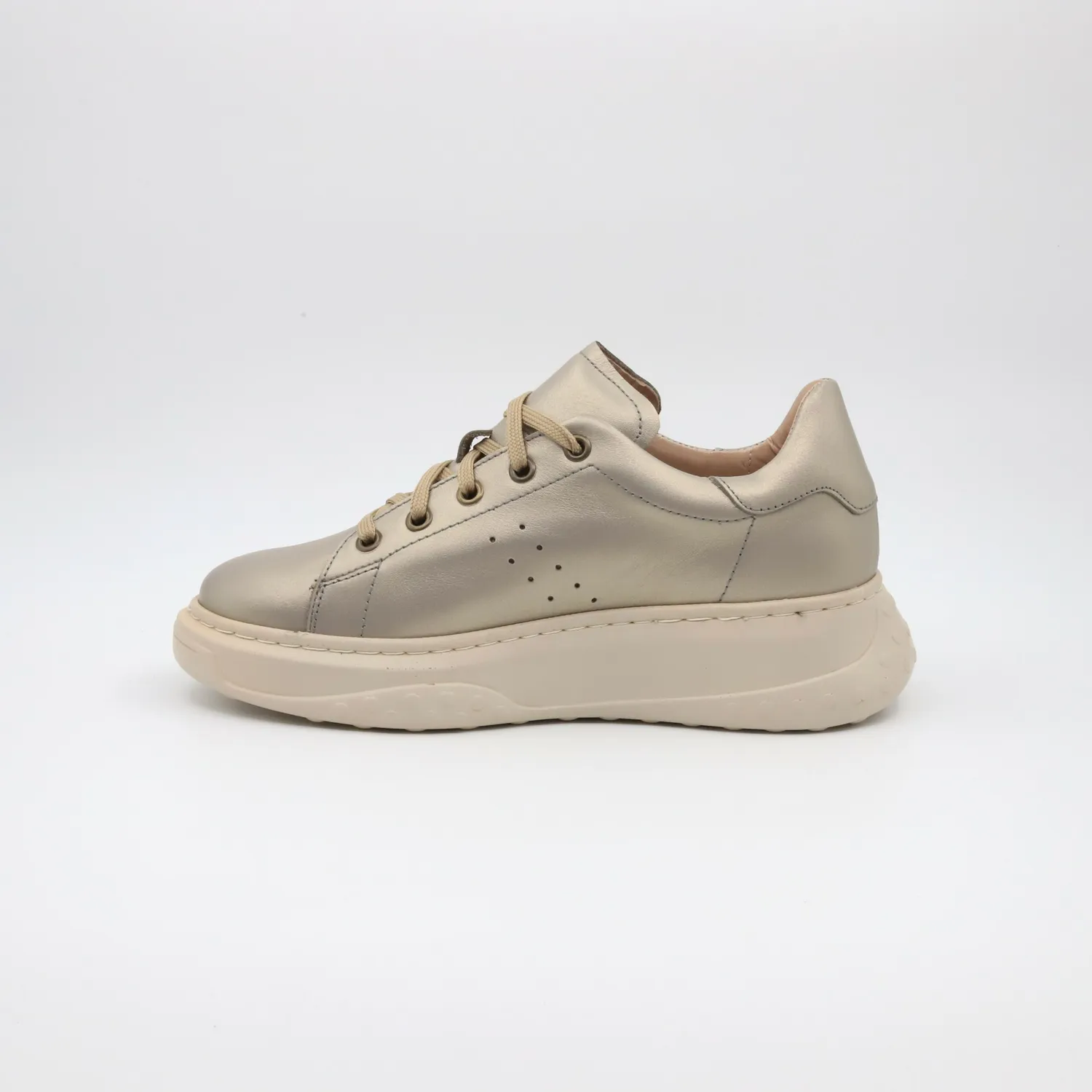 Lucas Shoes 5101 RV sneakers khaki piele