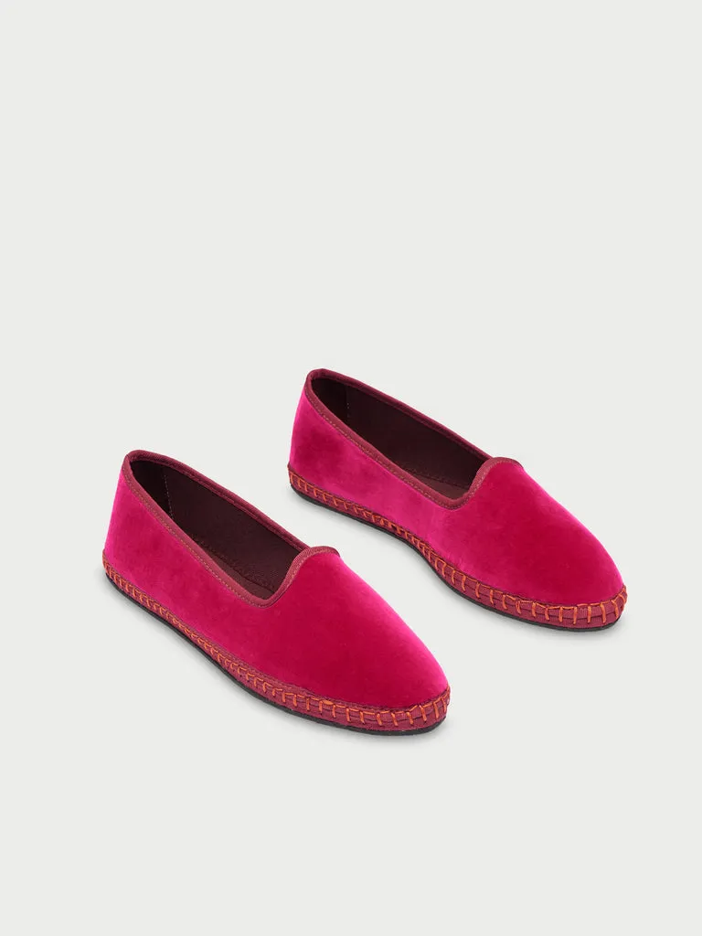 Flagelus Arata papuci catifea fucsia orange