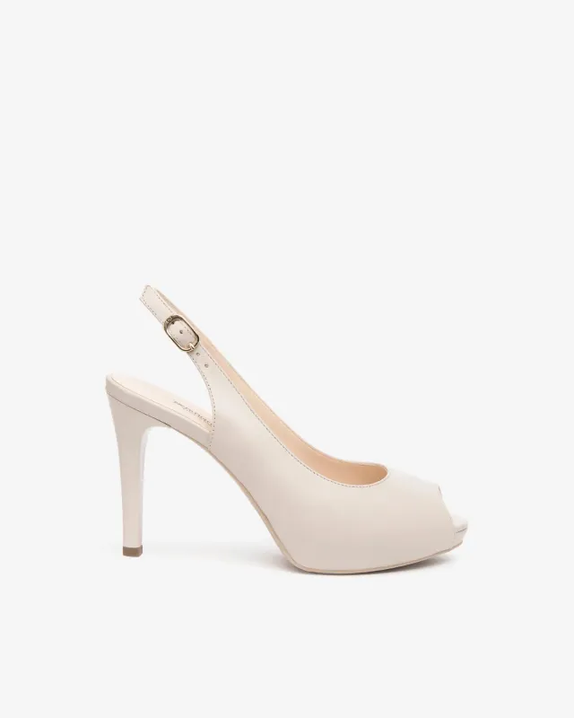 NeroGiardini Pantofi Dama Piele Toc Stiletto 9,5 cm