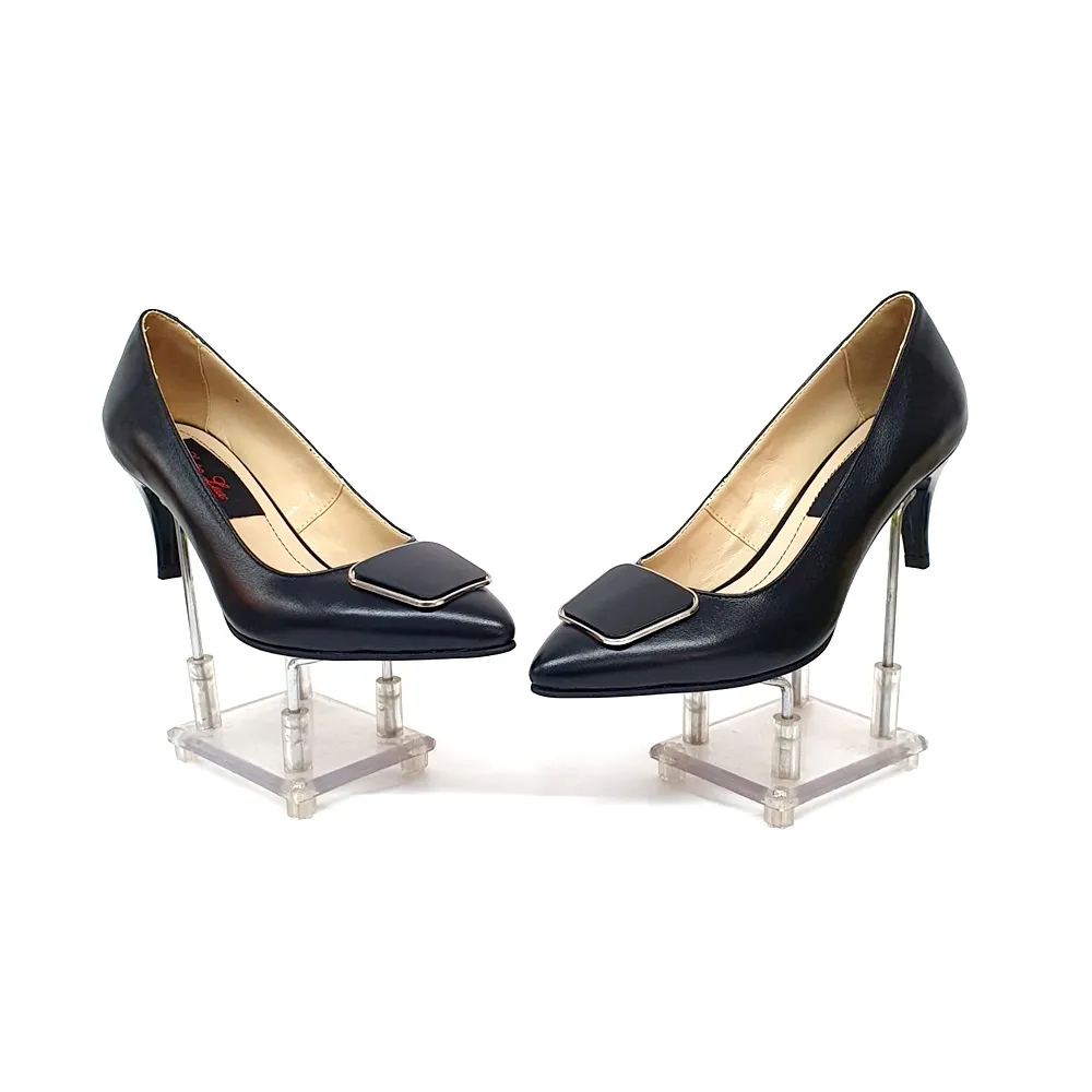 Catinca Shoes A29 NB pantofi dama piele negru box