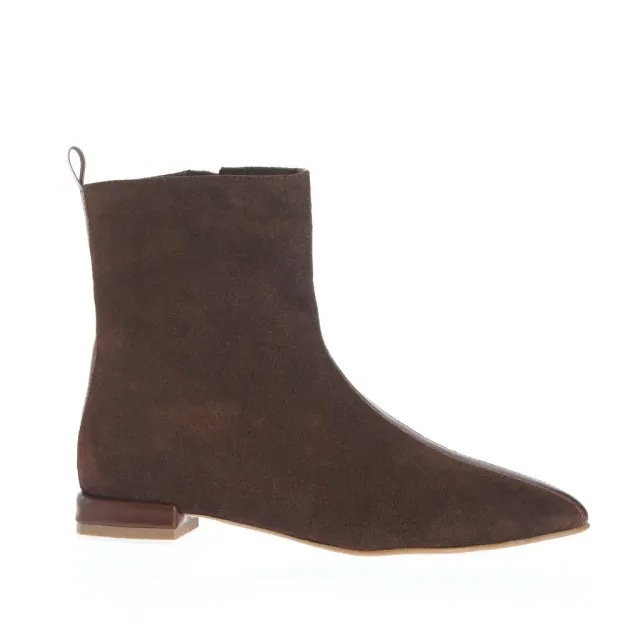 Ana Urbana Shoes Marinette botine maro ciocolata piele