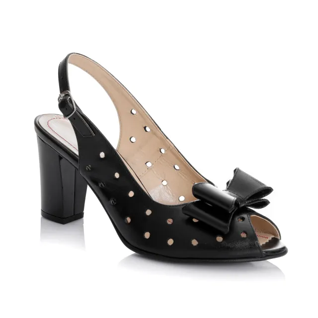 Catinca Shoes F24 NB sandale dama piele neagra