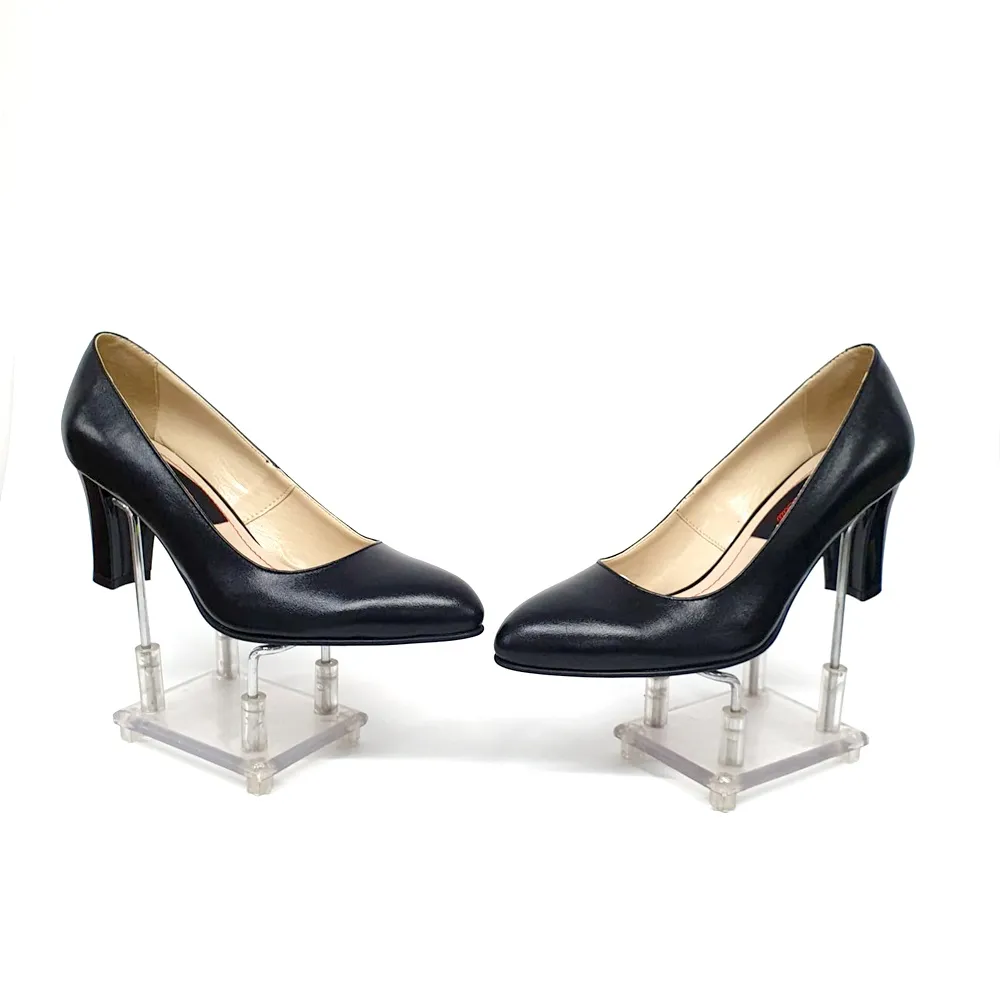 Catinca Shoes A28 NB pantofi dama piele negru box