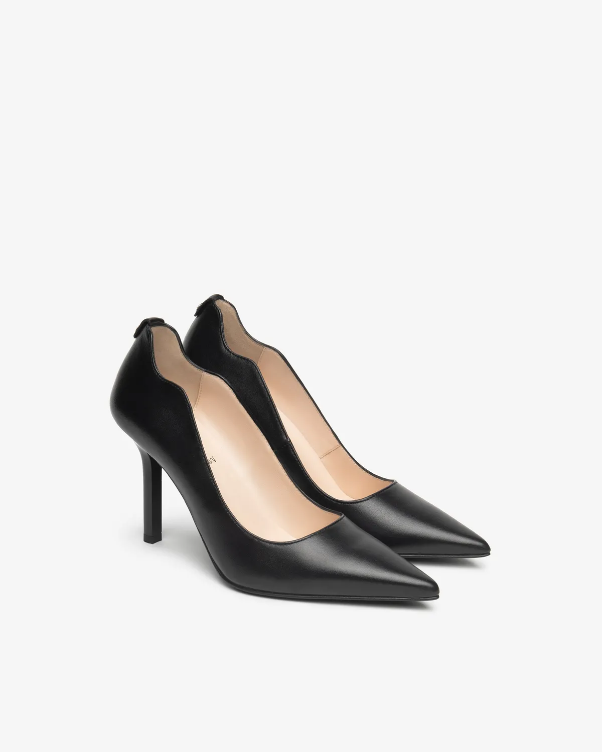NeroGiardini pantofi dama piele stiletto 95mm varf ascutit
