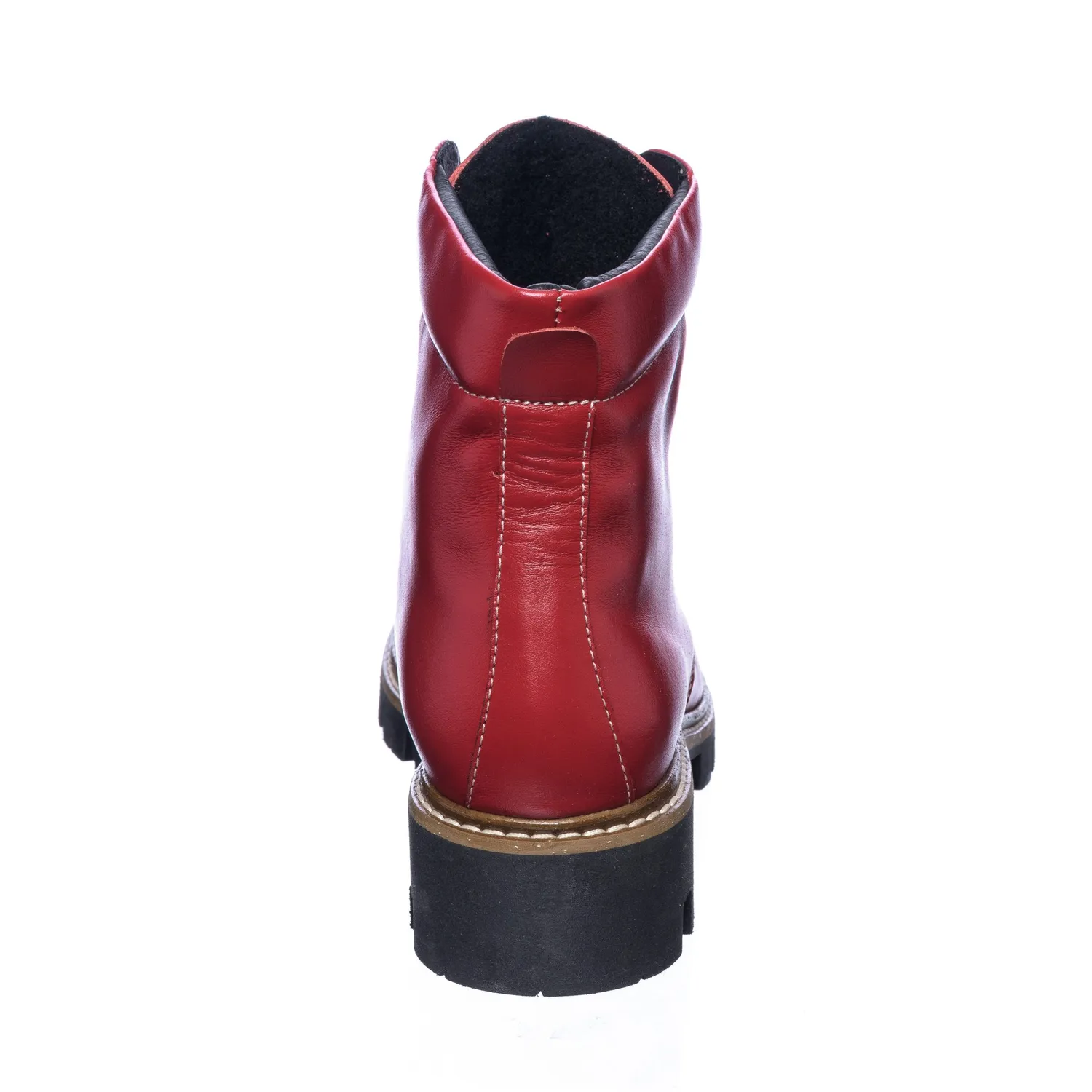 Catinca Shoes GX50 RB bocanci dama rosu box piele naturala