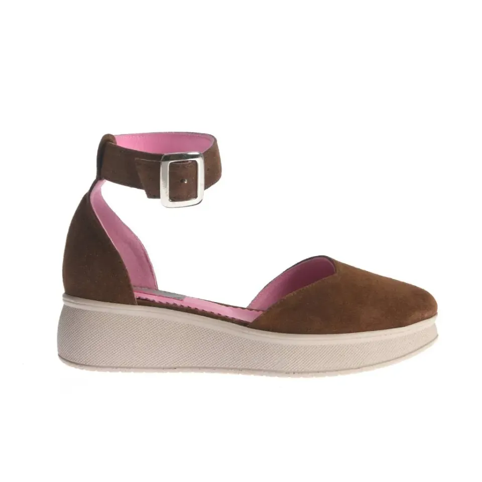 Ana Urbana Shoes Minneapolis balerini maro-roz platformă