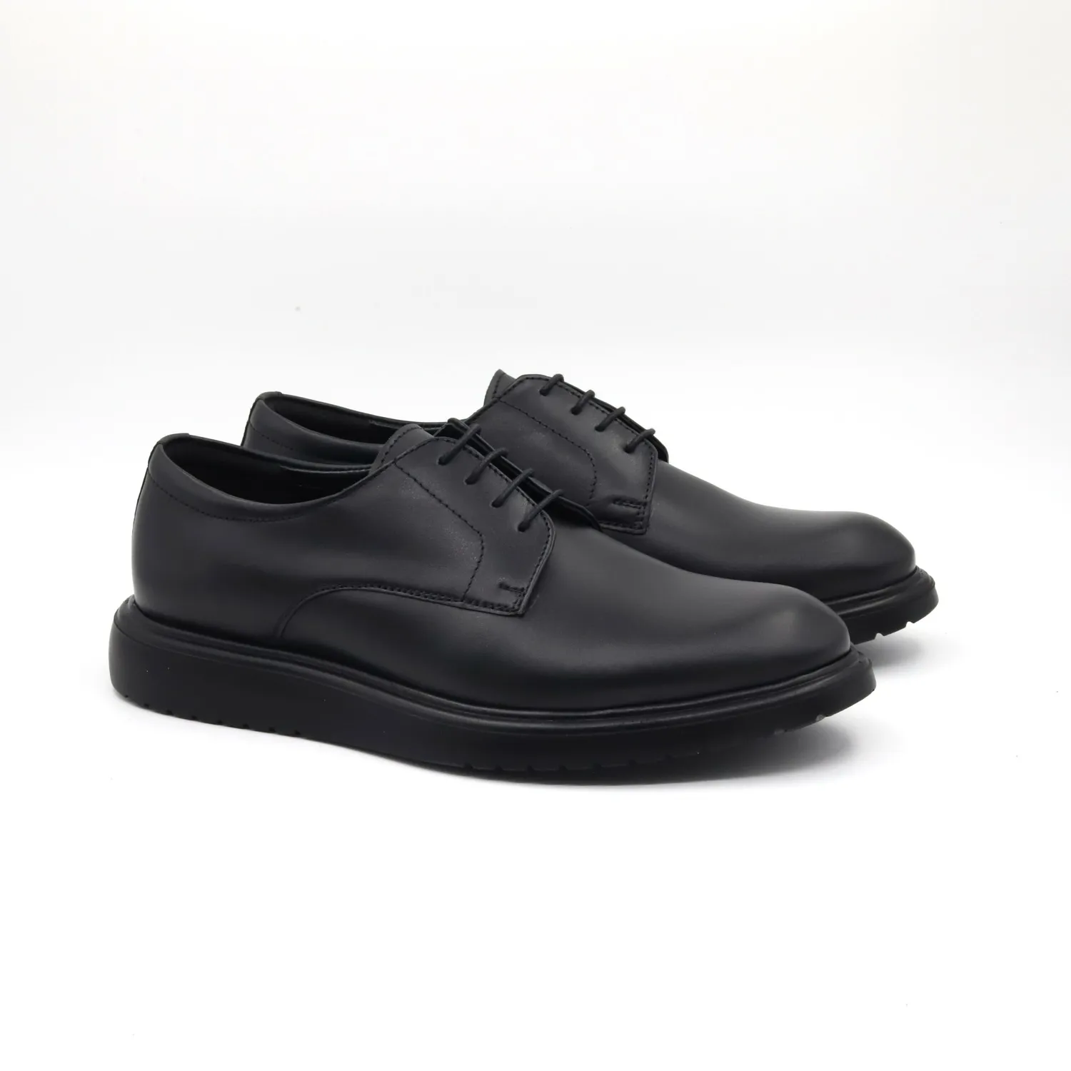 Lucas Shoes 140D Politie pantofi barbati negri piele
